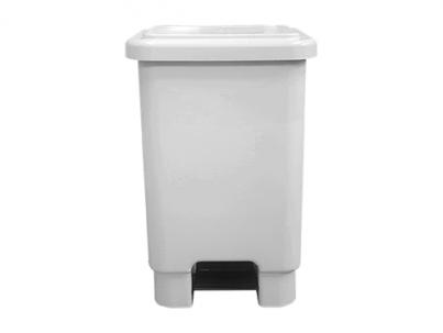 LIXEIRA RETANGULAR COM PEDAL 100 LITROS