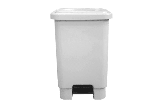 LIXEIRA RETANGULAR COM PEDAL 100 LITROS